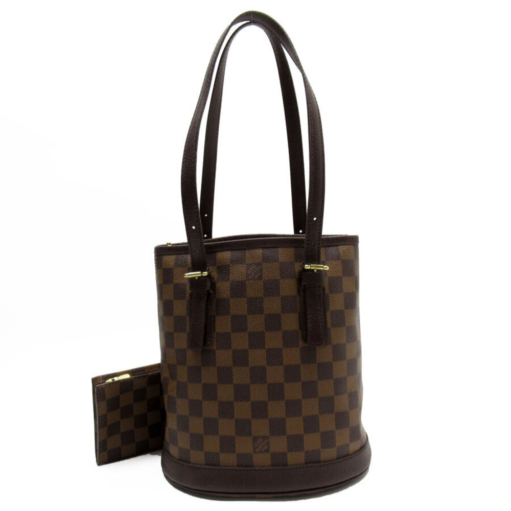 Louis Vuitton Damier Ebene Brown Mare Ebene Brown Canvas Handbag